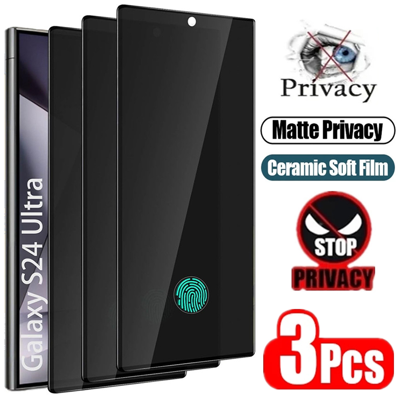 Matte Anti Glare Screen - 3 Stück matte Keramik-Displayschutzfolie für Samsung